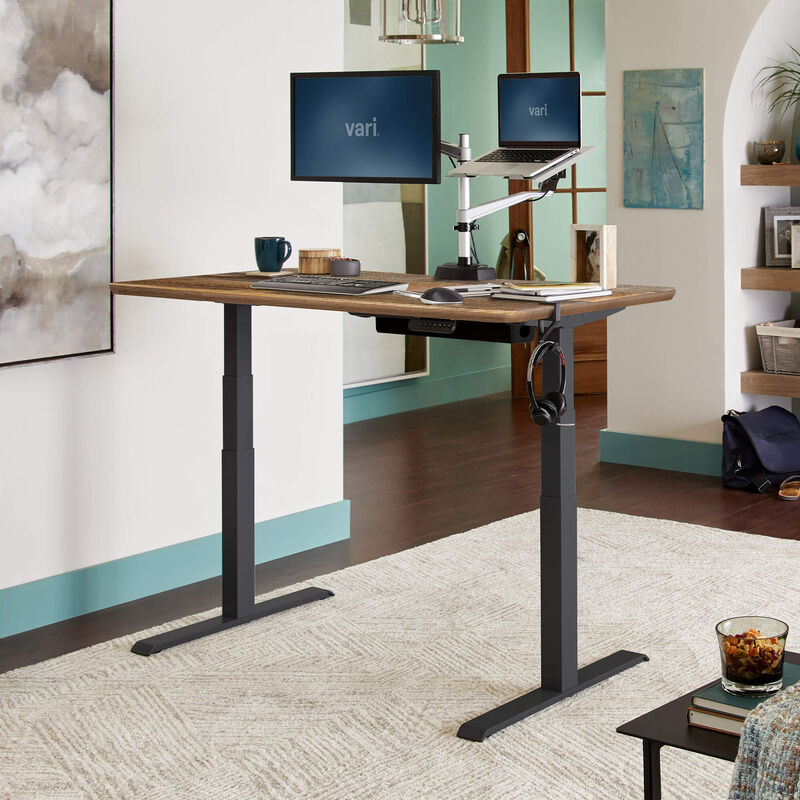 Electric Standing Desk 60x30, Sit-to-Stand Adjustable Desk