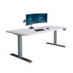 Electric standing desk 72x30 on white background